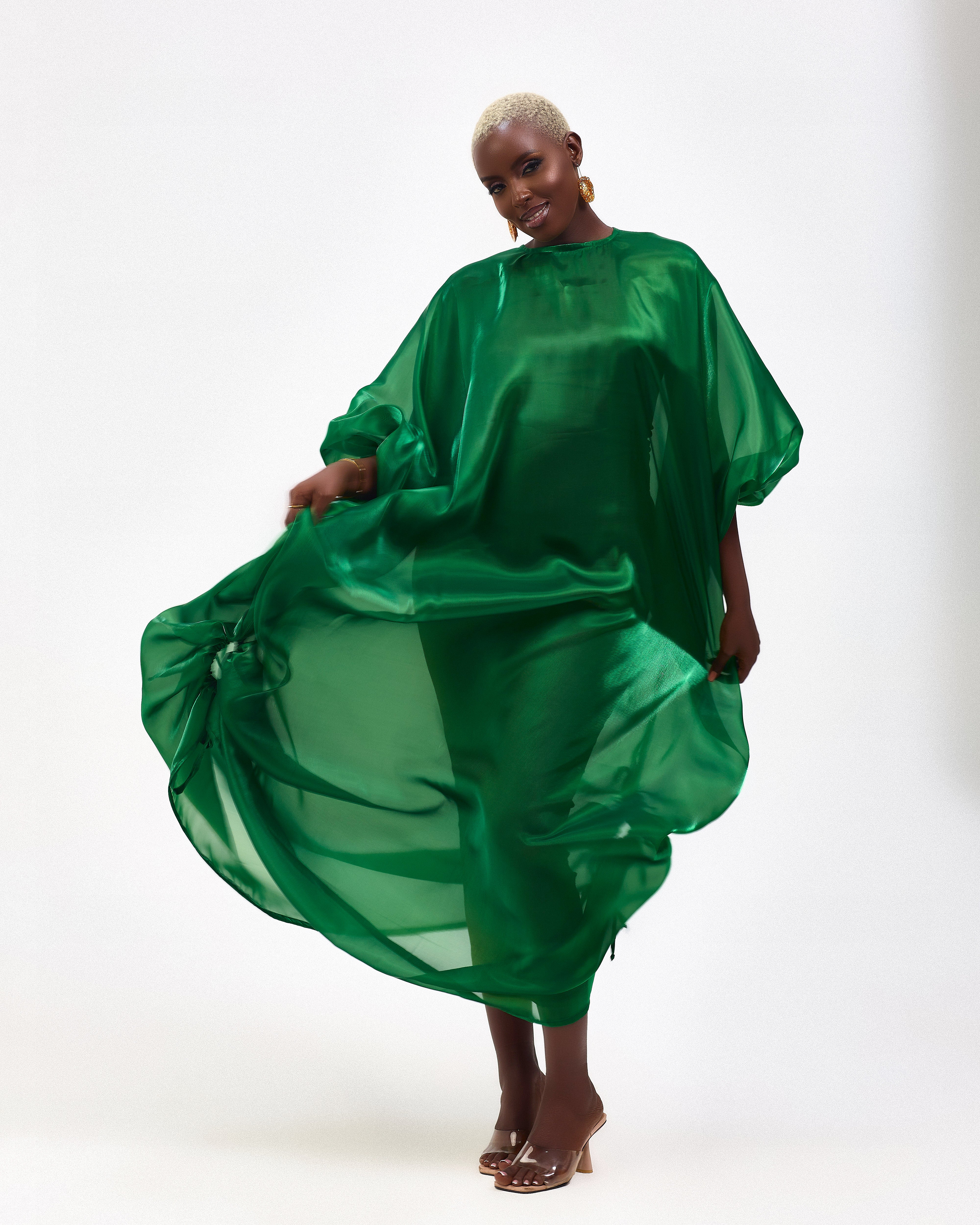 Diva Boubou in green