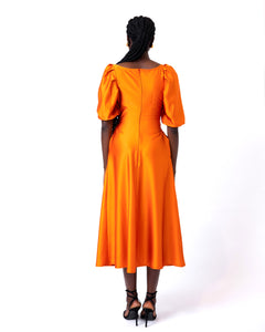 Darkowaa Dress in Orange