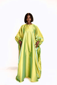 Diva dress in Lime Green
